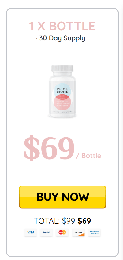PrimeBiome  1 bottle