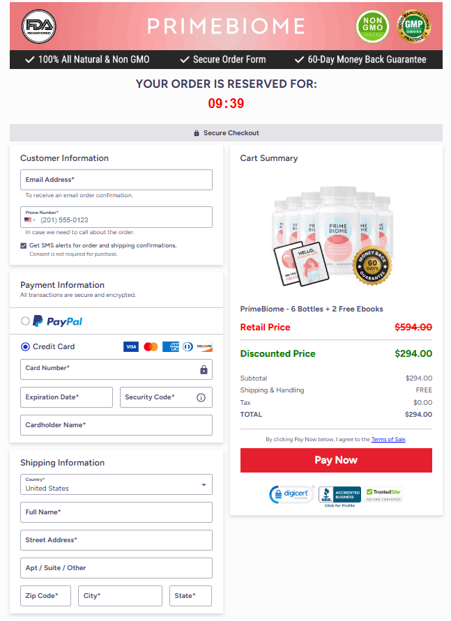PrimeBiome -Secure-Checkout
